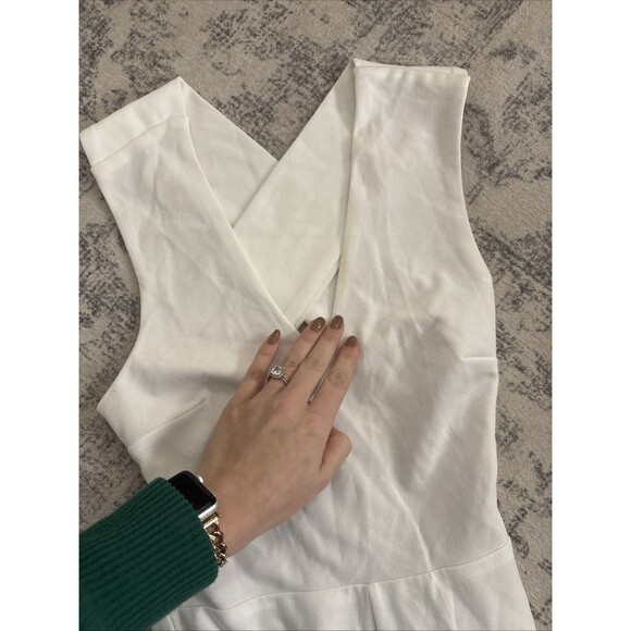 Lulus Thinking Out Loud White Backless Jumpsuit Size Small Bridal Bachelorette - Picture 7 of 7